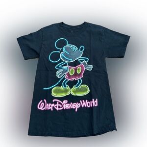 Disney Parks Neon Mickey Tshirt